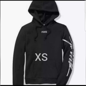 SZ VS XS SMALL VS PINK BLING HOODIE